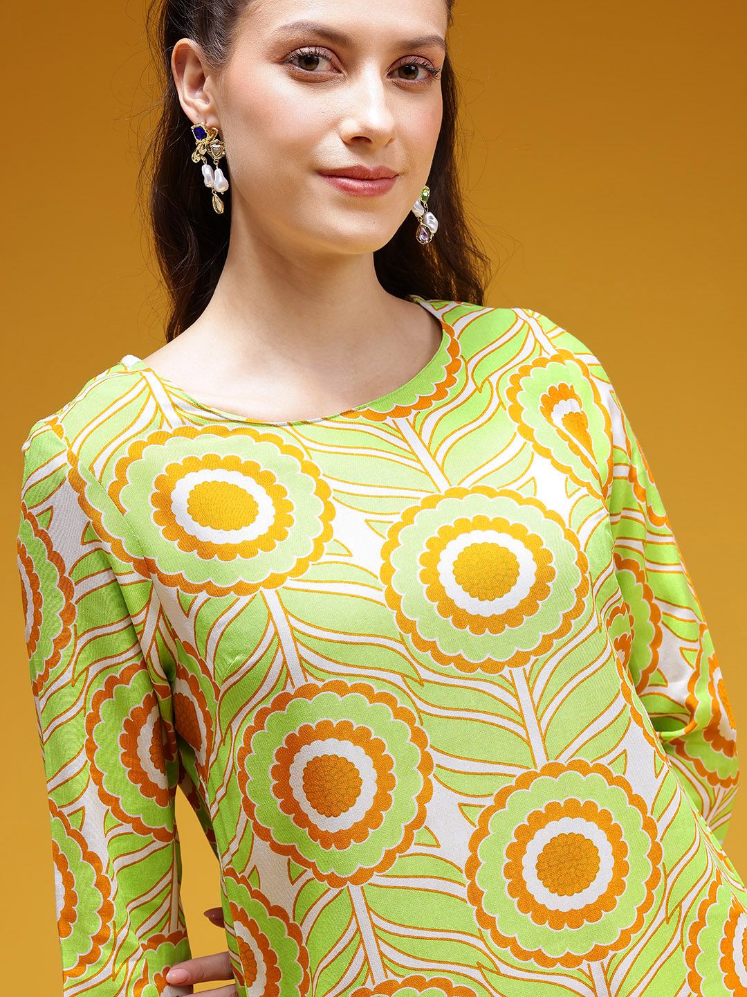 Floral Printed Kurta