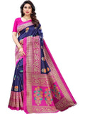 Dhimhi Women's Floral Zari Art Silk Saree