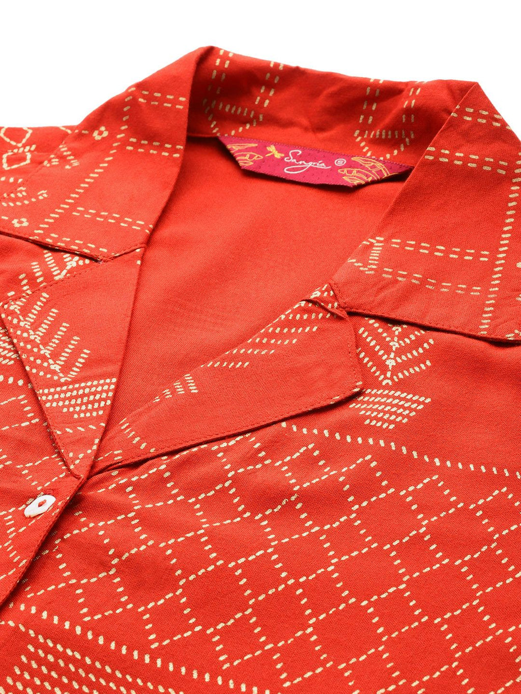 Foil Print Kurta
