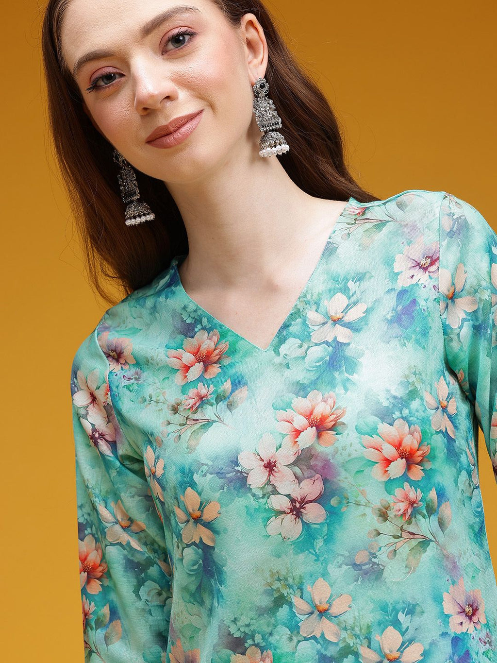 Floral Printed Kurta