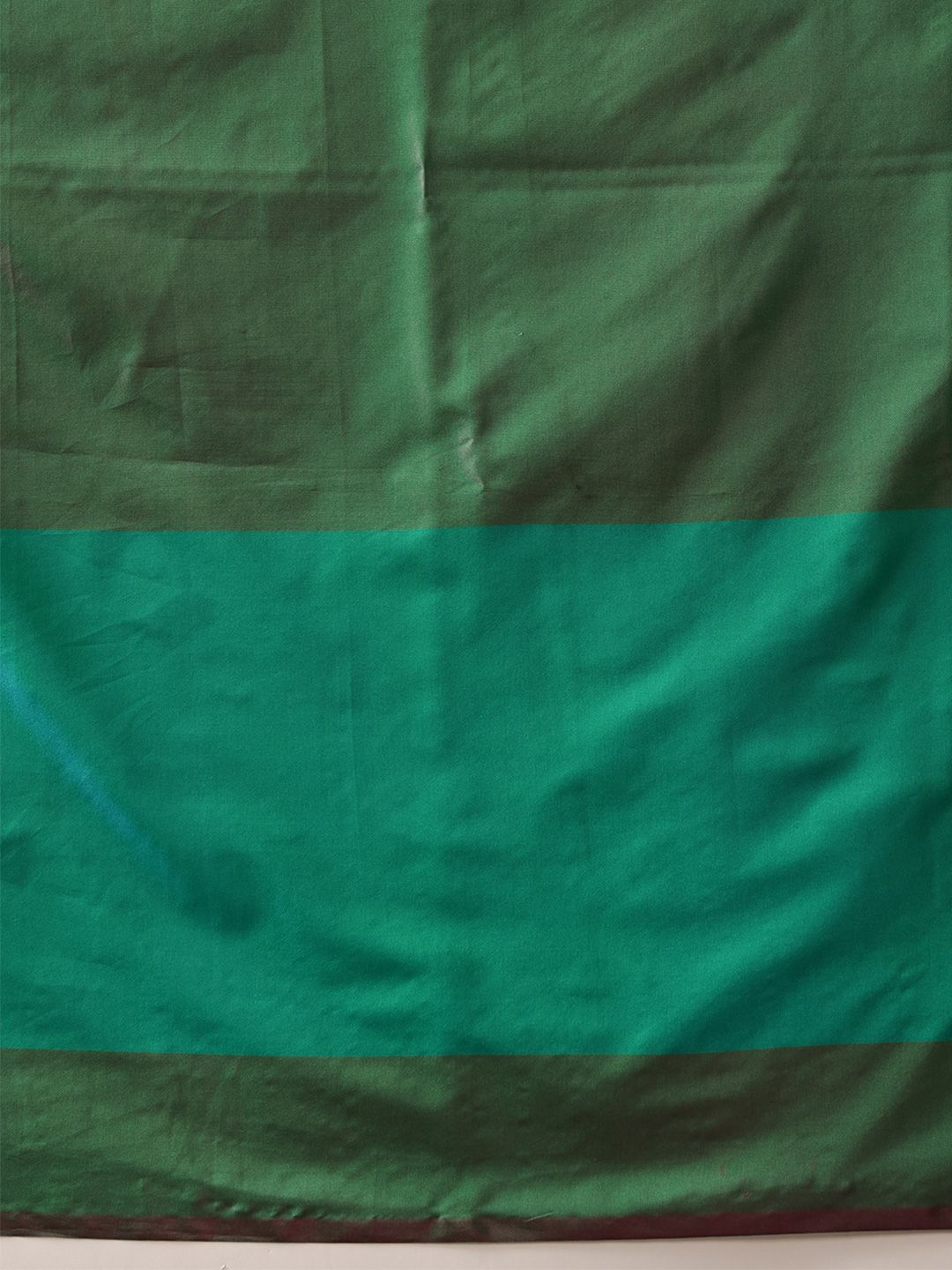 Dhimhi Women's Soft Uppada Silk Arani Colorblock Banarasi Saree