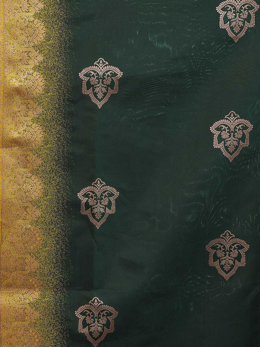 Dhimhi Women's Ethnic Motifs Zari Silk Blend Saree