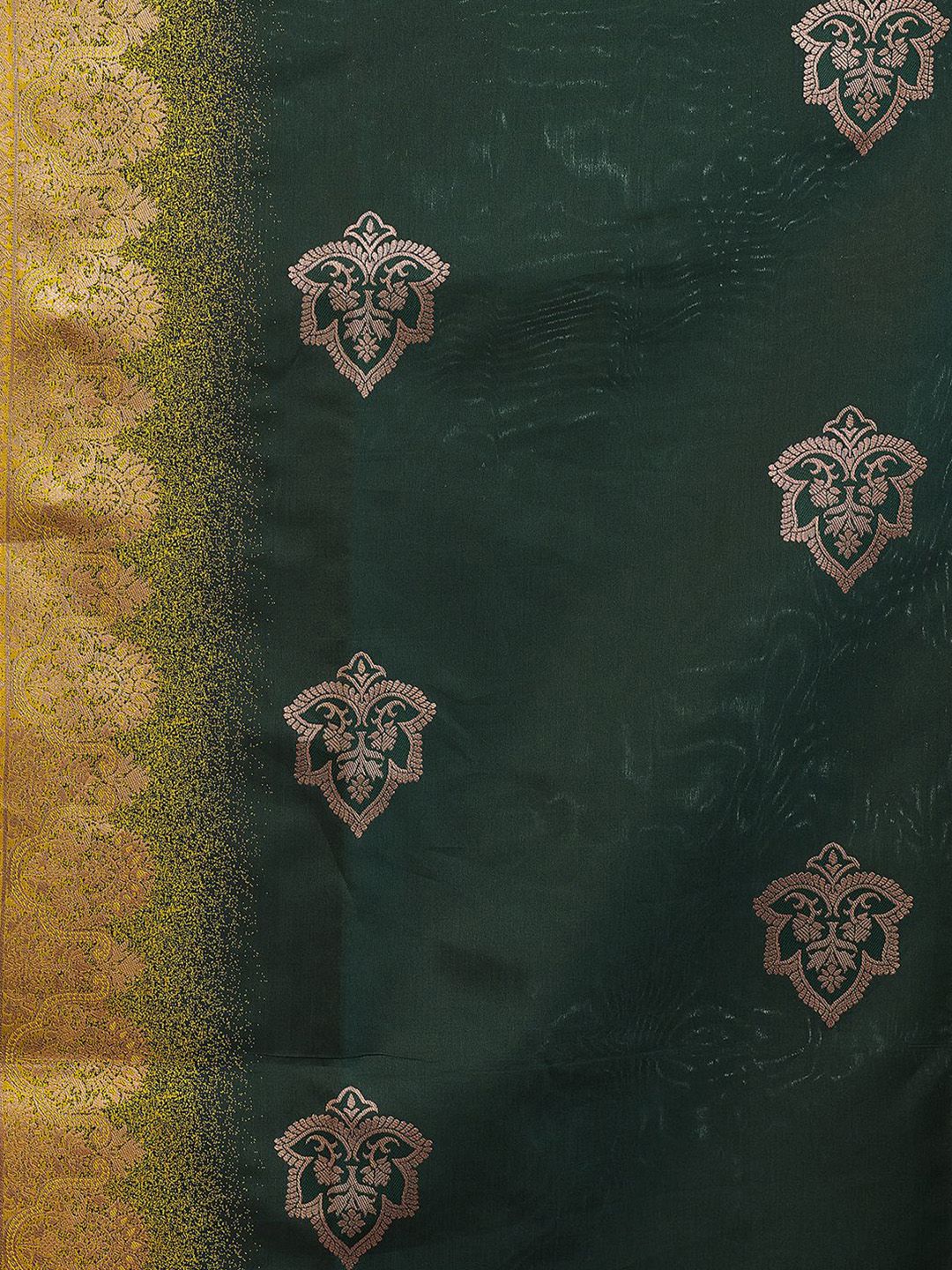 Dhimhi Women's Ethnic Motifs Zari Silk Blend Saree