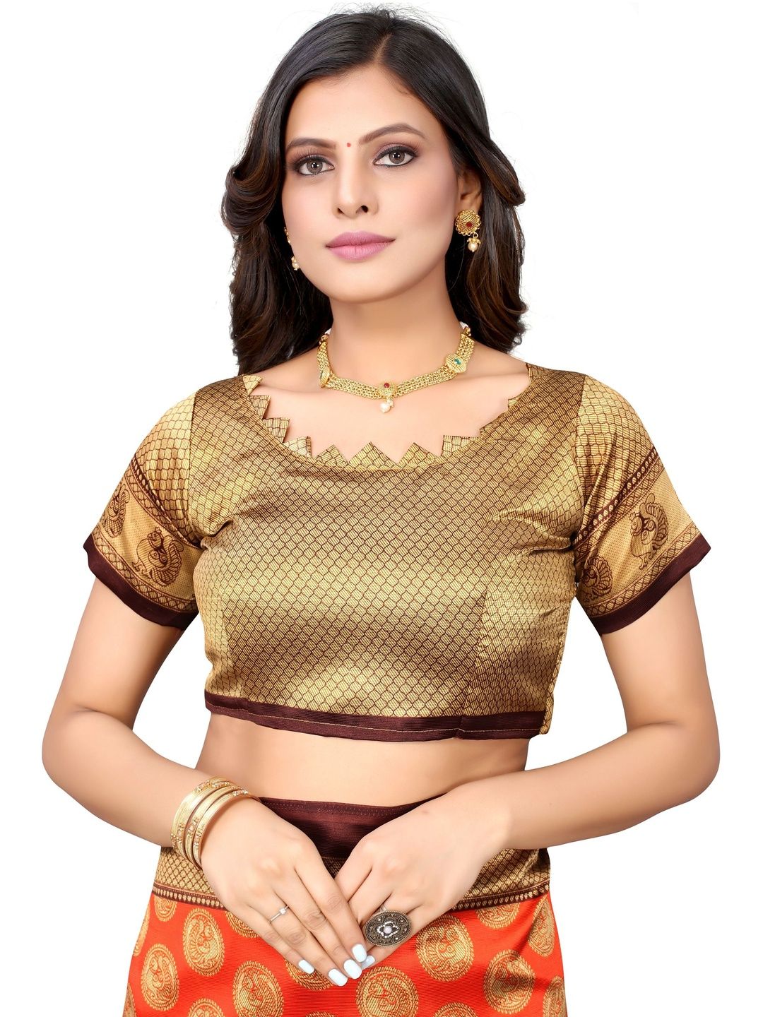 Dhimhi Women's Printed Art Silk Saree
