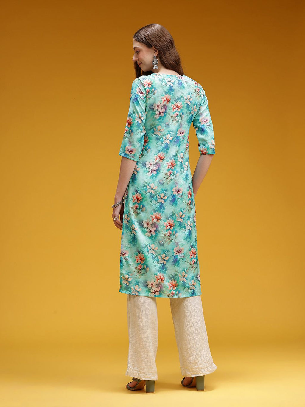 Floral Printed Kurta