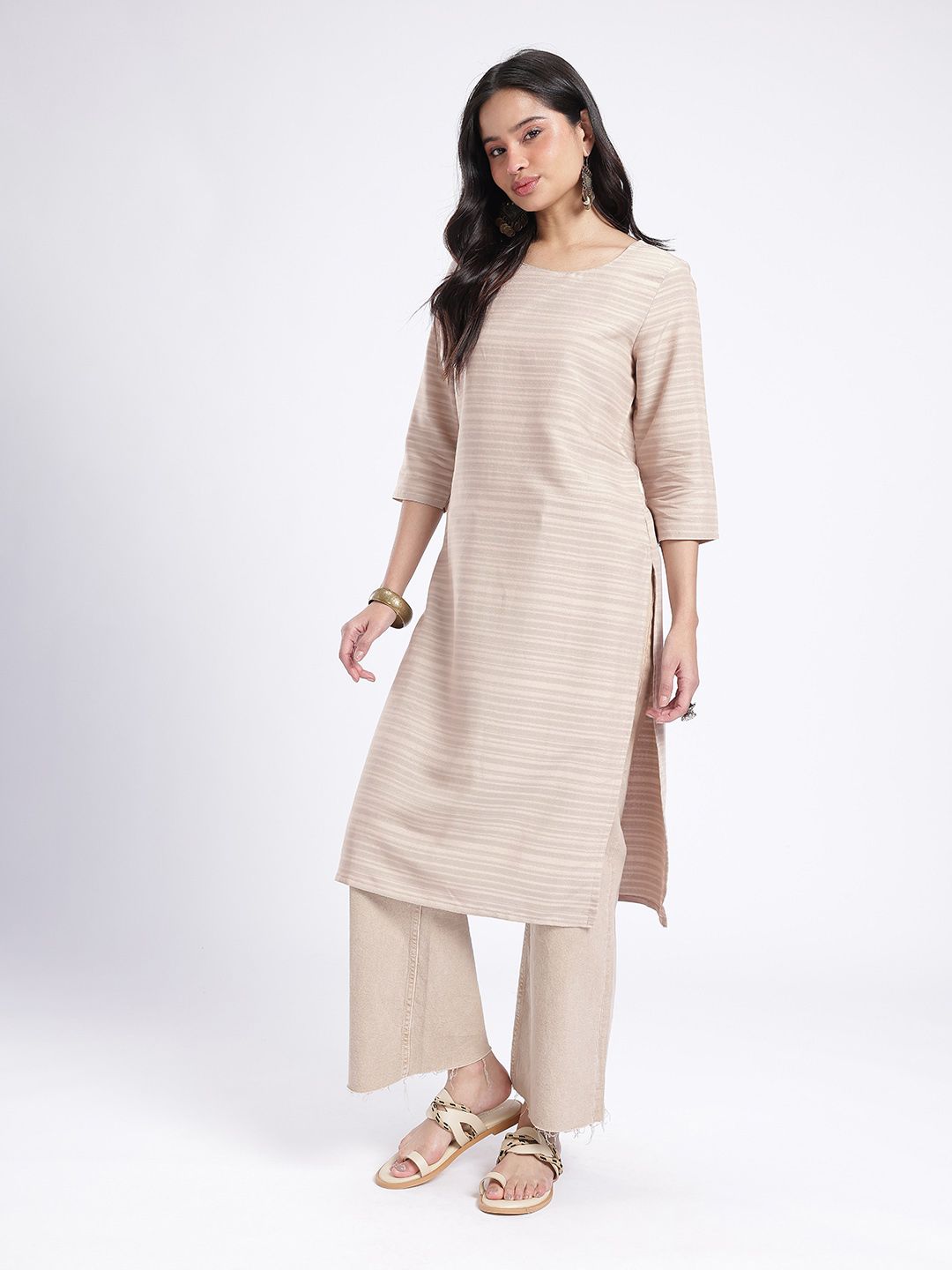 Striped Straight Kurta