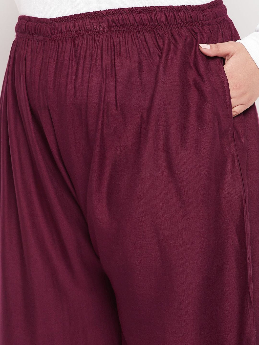 Dhimhi Women's Plus Size Wide Leg Palazzos