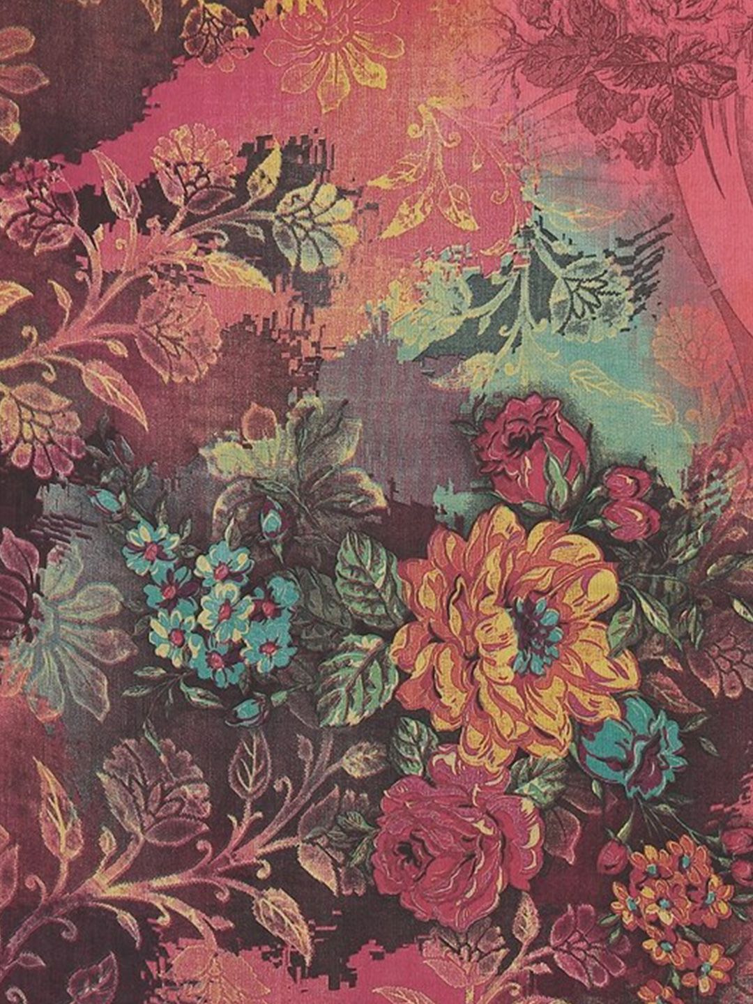 Dhimhi Women's Printed Floral Saree