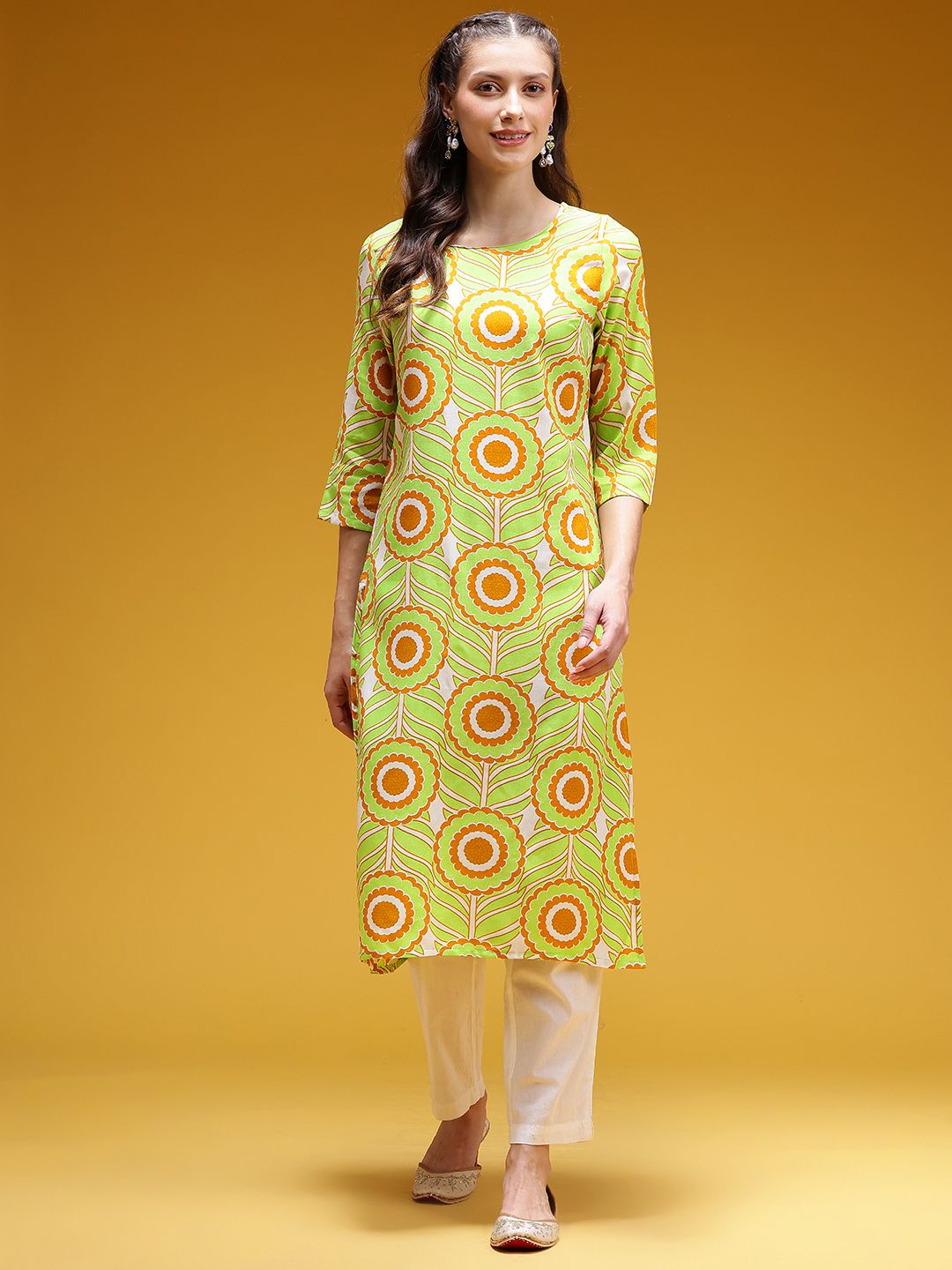 Floral Printed Kurta