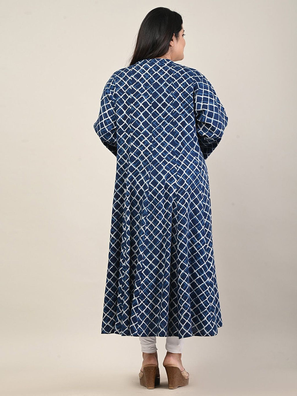 Geometric Printed A-Line Kurta