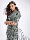 Floral Printed Straight Kurta