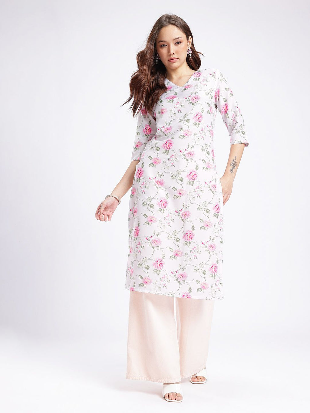 Floral Printed Kurta
