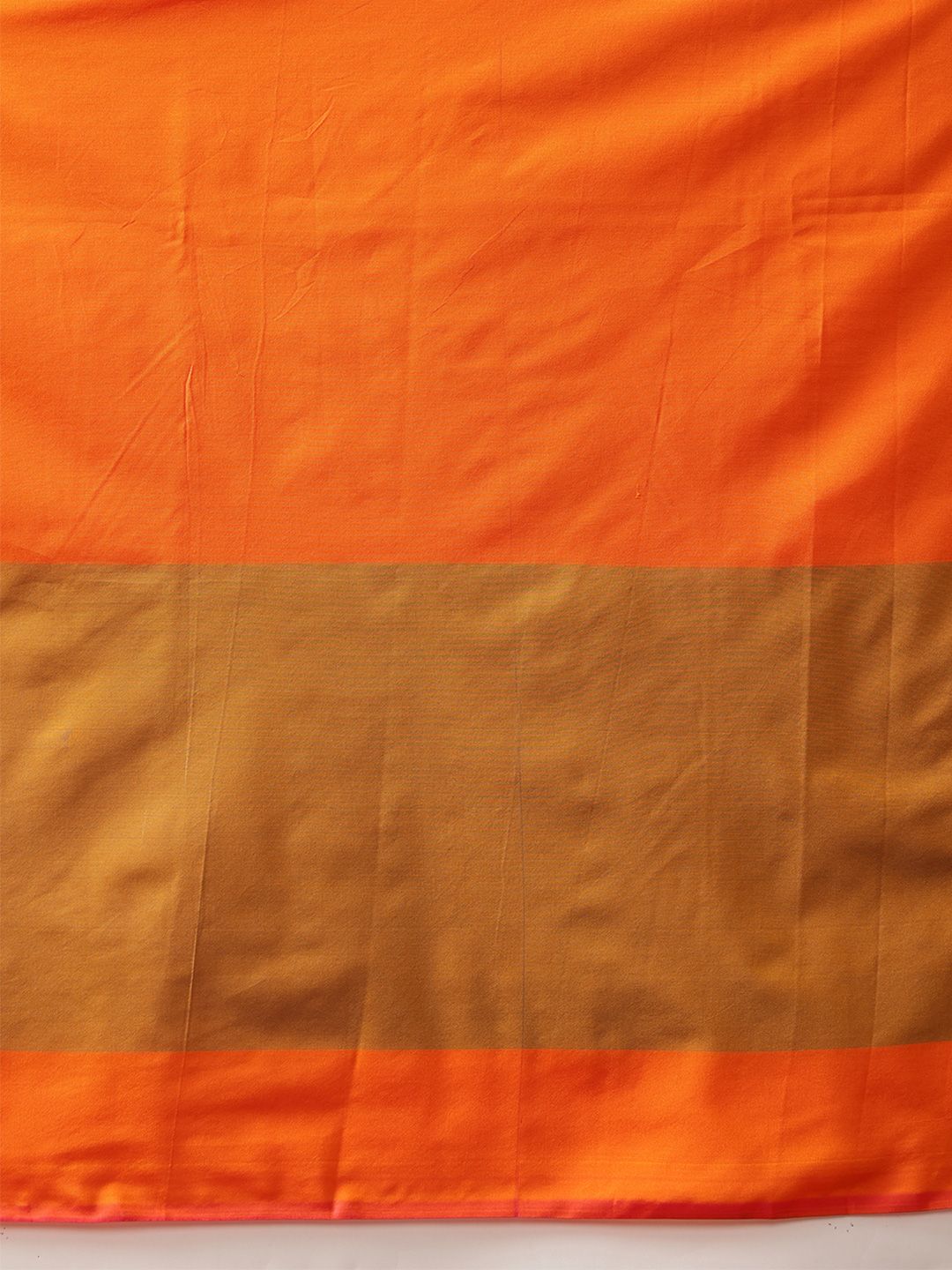 Dhimhi Women's Banarasi Soft Silk Uppada Pattu Arani Colorblock Saree