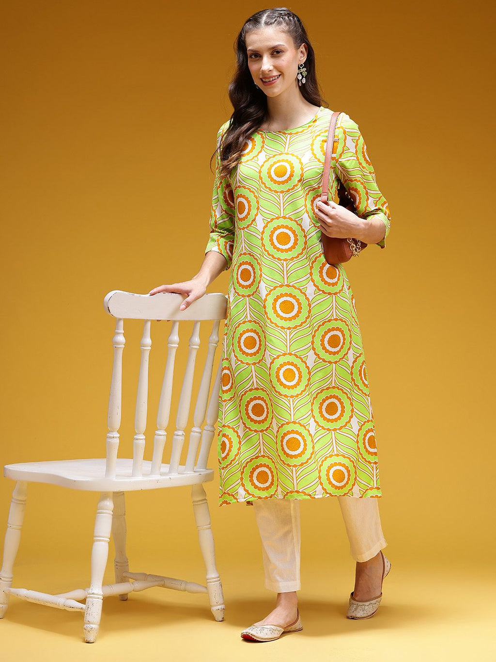 Floral Printed Kurta