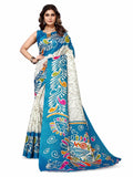 Dhimhi Women's Abstract Printed Saree