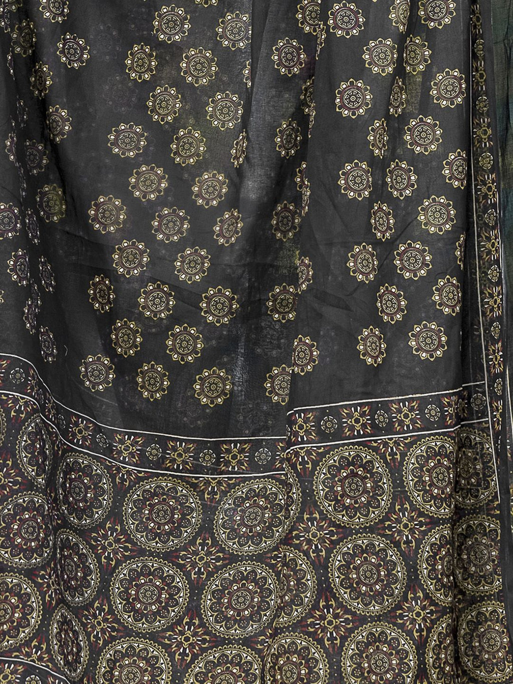 Dhimhi Women's Ethnic Motifs Printed Pure Cotton Kurta with Trousers & With Dupatta