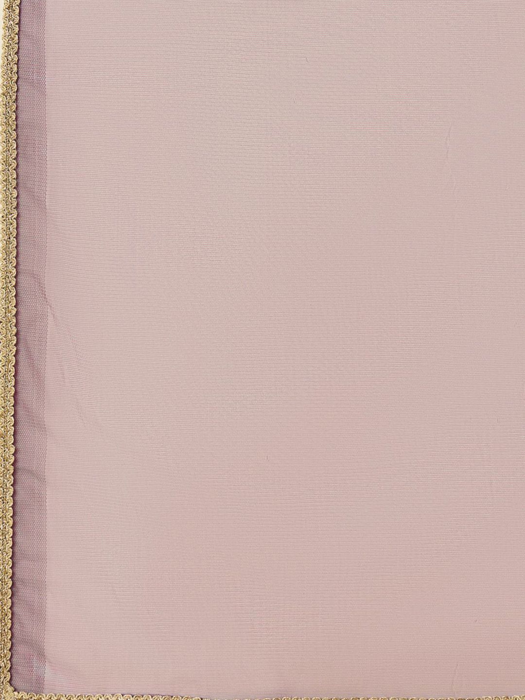 Dhimhi Women's Ethnic Motifs Embroidered Sequinned Straight Kurta with Trousers & Dupatta