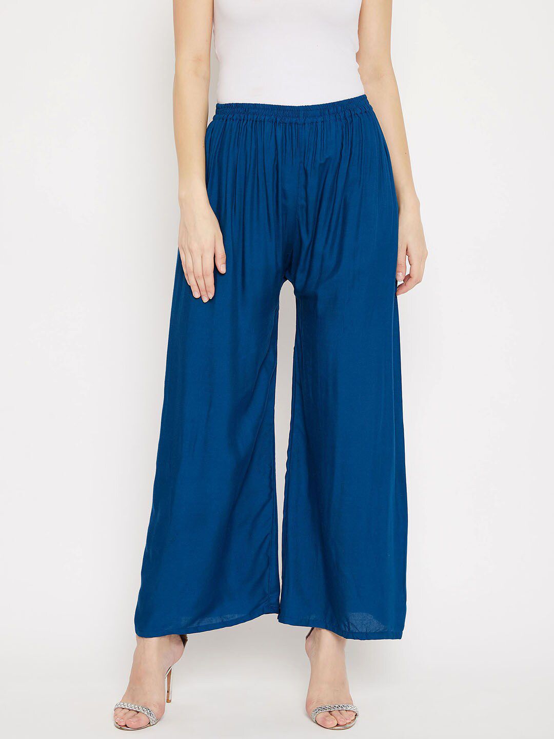 Dhimhi Women's Straight Fit Palazzos