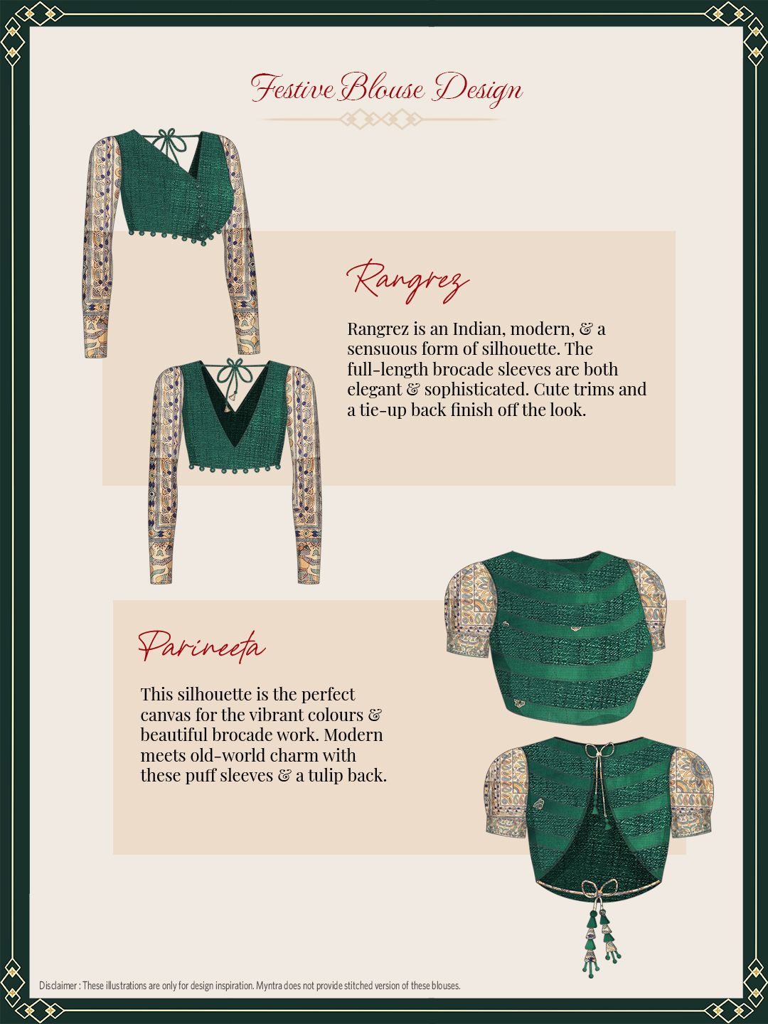 Dhimhi Women's Teal & Grey Ethnic Motifs Print Silk Blend Saree