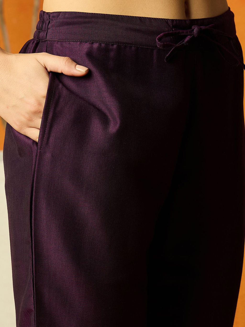 Dhimhi Women's Ethnic Motifs Embroidered Sequinned Straight Kurta with Trousers & Dupatta