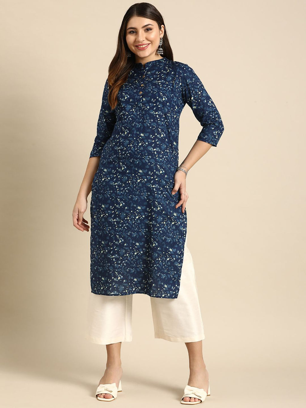Printed Pure Cotton Kurta