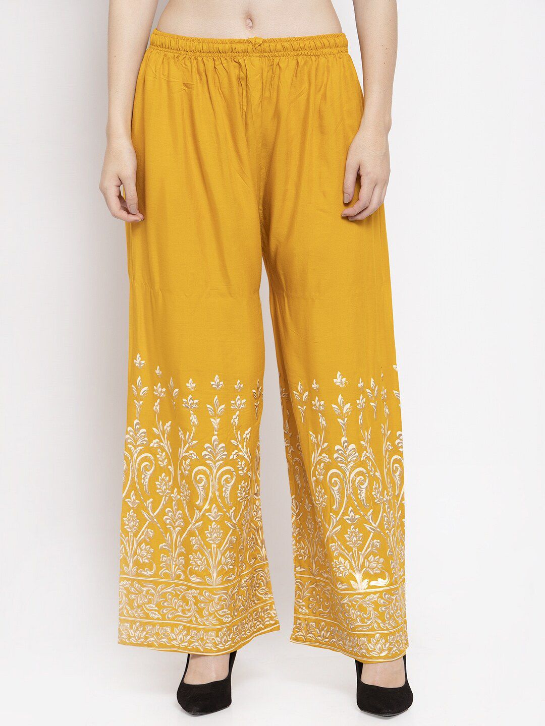 Dhimhi Women's Floral Printed Palazzos