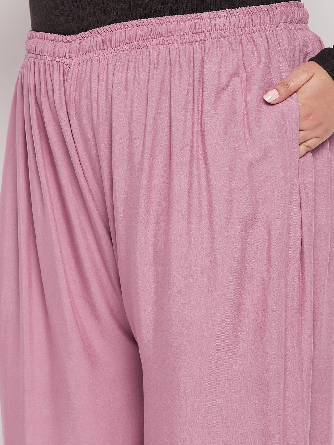 Dhimhi Women's Plus Size Wide Leg Palazzos