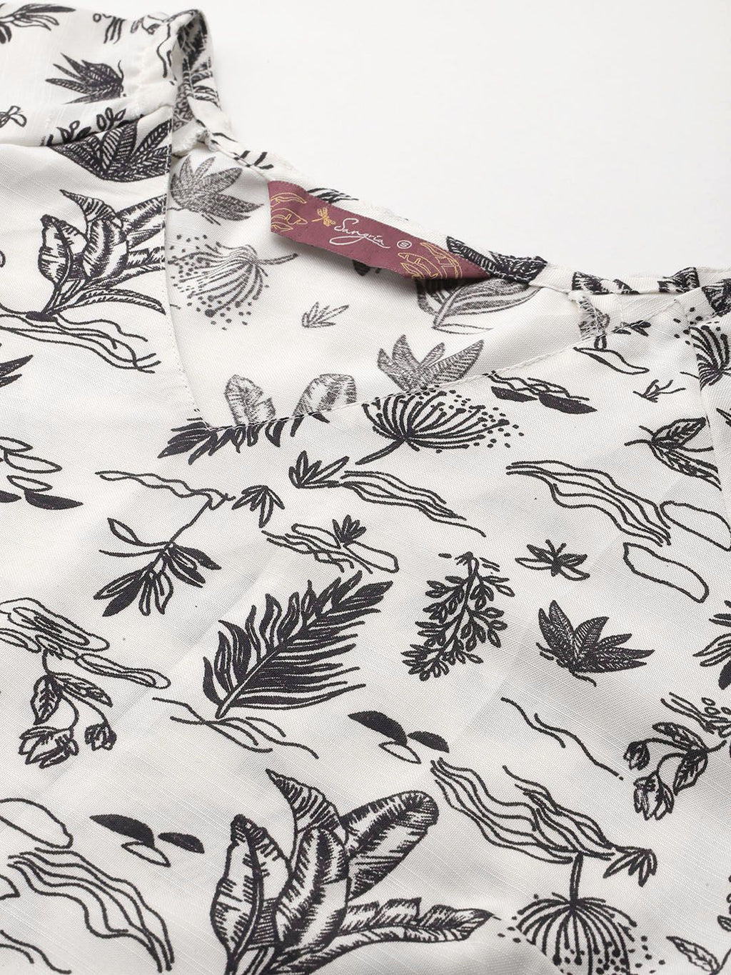 Floral Print Kurta