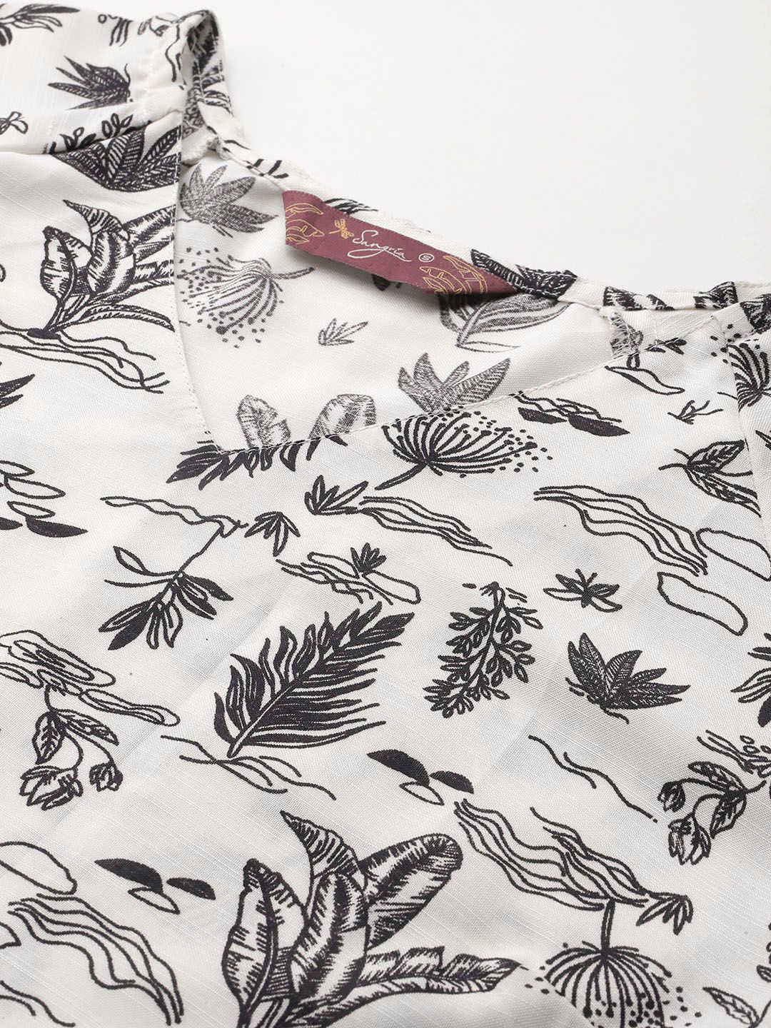 Floral Print Kurta