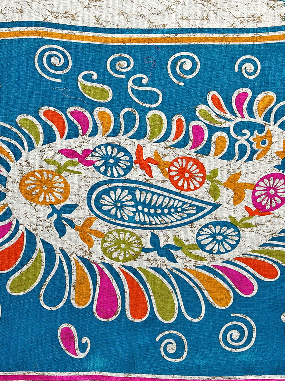 Dhimhi Women's Abstract Printed Saree