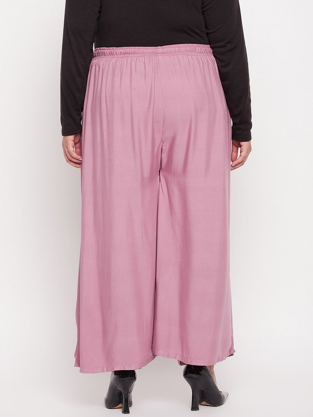 Dhimhi Women's Plus Size Wide Leg Palazzos