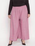 Dhimhi Women's Plus Size Wide Leg Palazzos