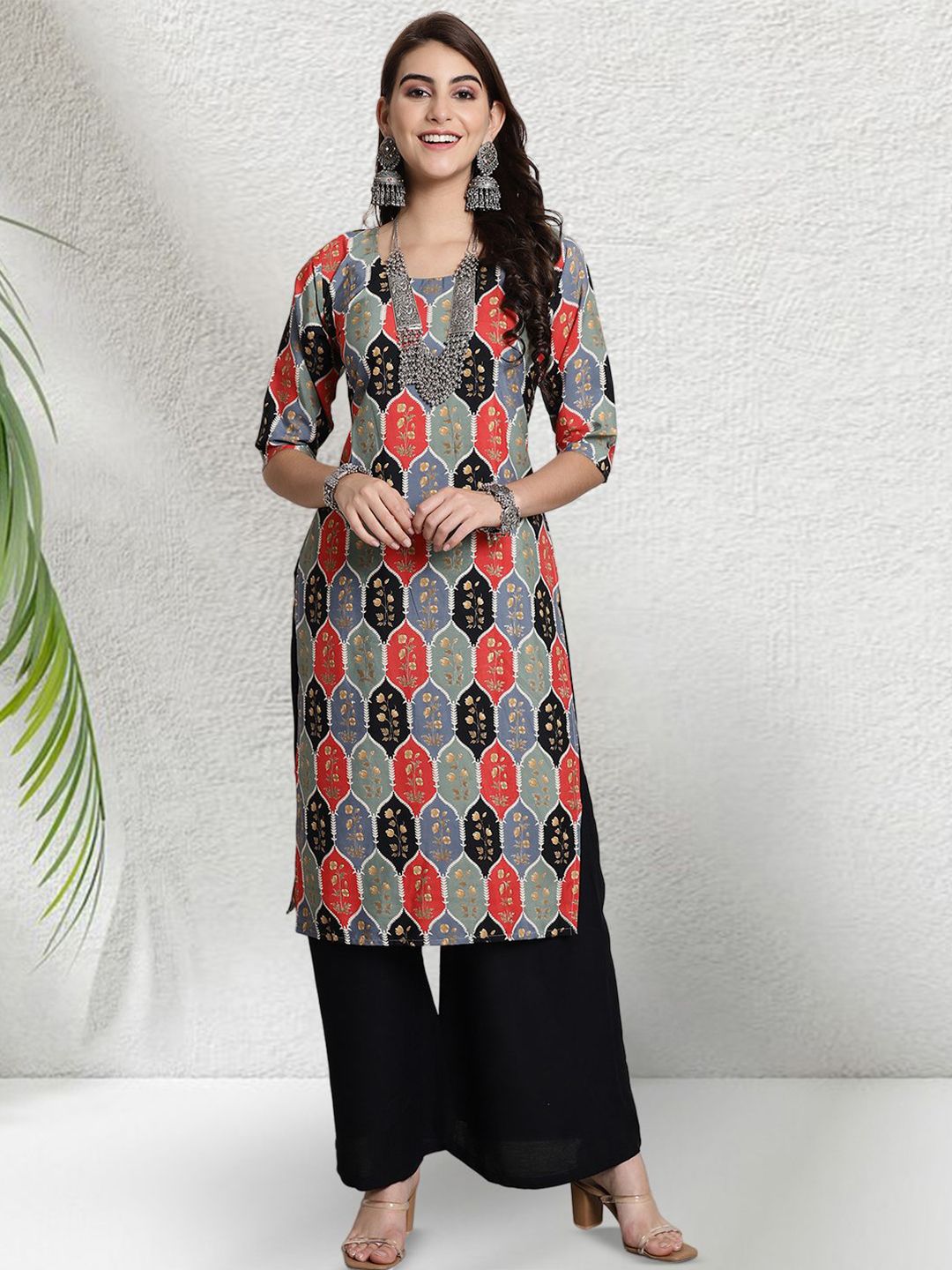 Dhimhi Women's Women Printed Kurta