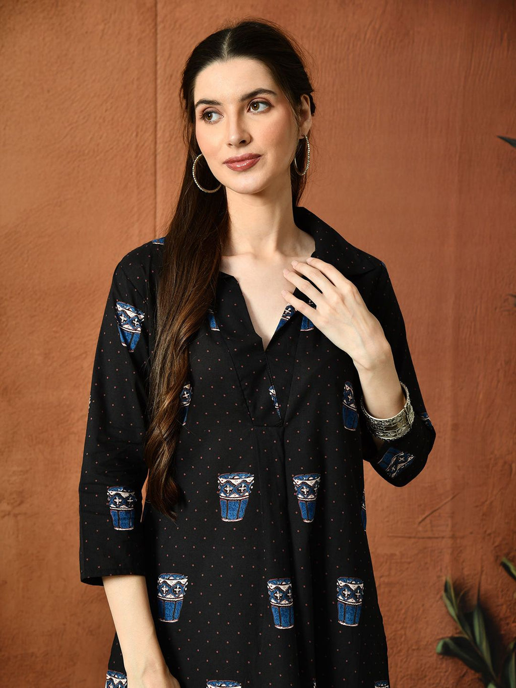 Ethnic Motifs Printed Cotton Kurta