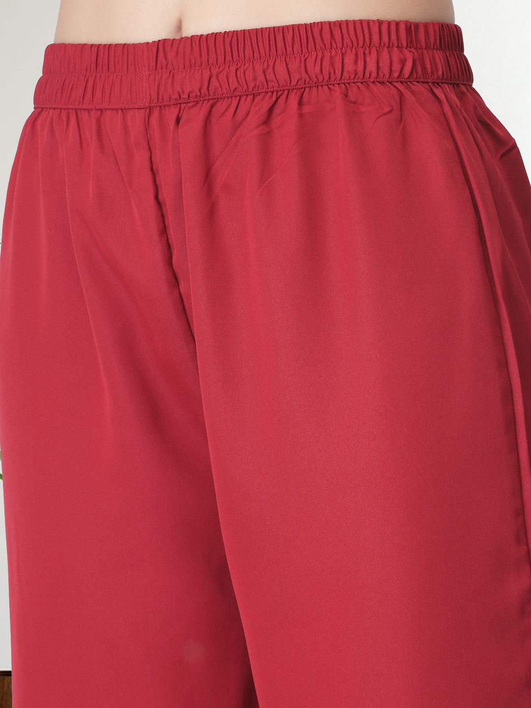 Dhimhi Women's Ethnic Motifs Printed Regular Kurta with Trousers