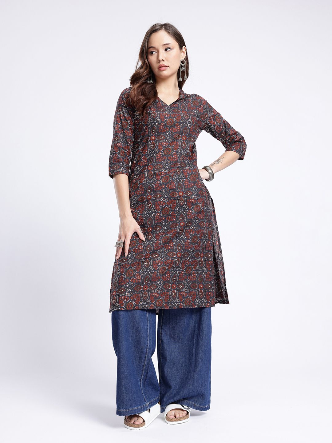 Ethnic Motifs Printed Kurta