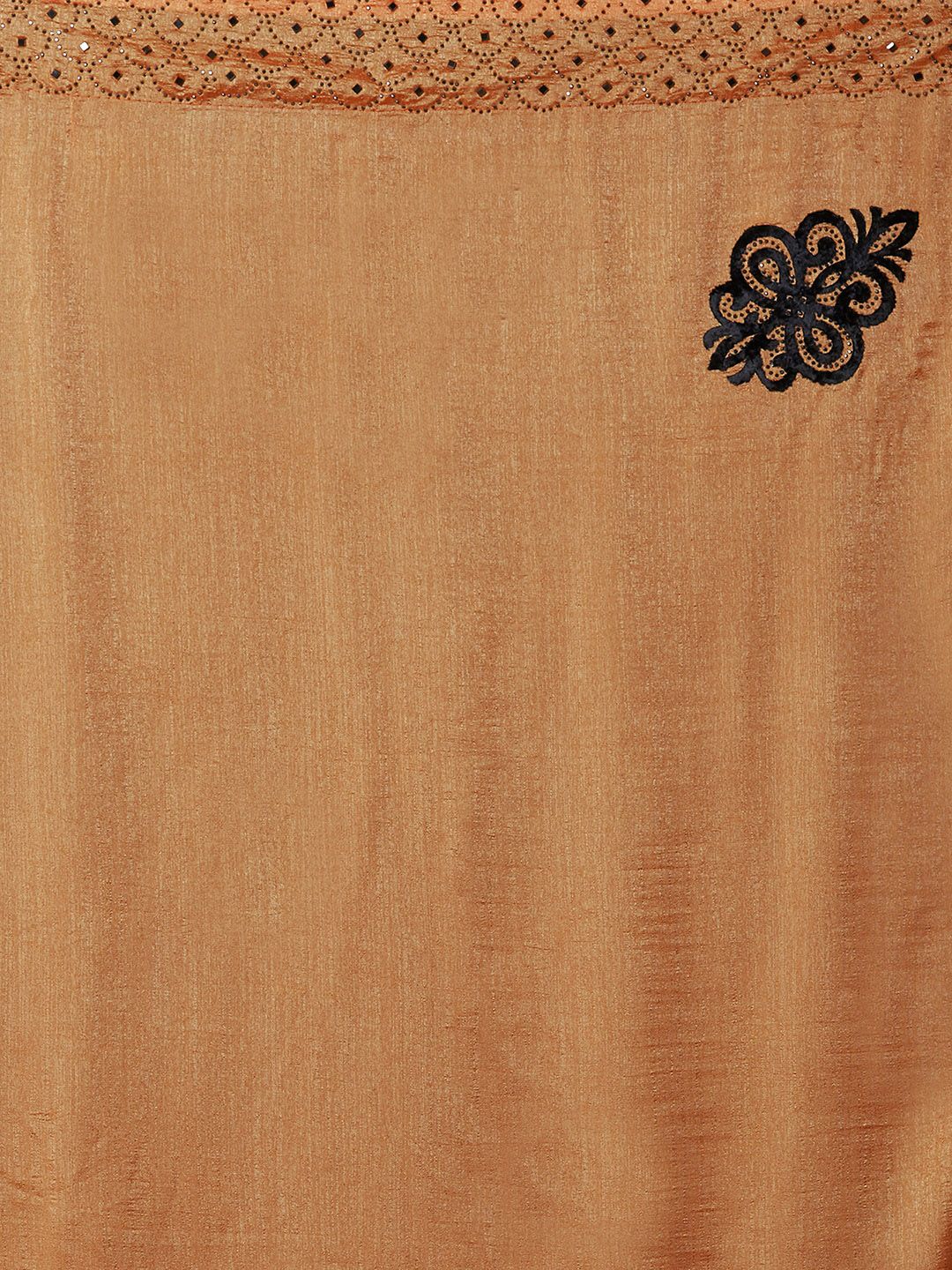 Dhimhi Women's Yellow Embellished Poly Silk Party Saree