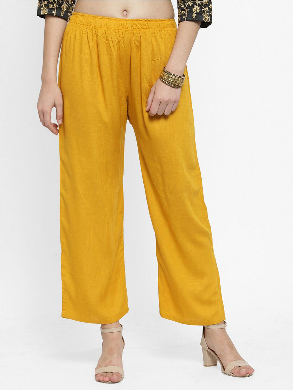 Dhimhi Women's Mustard Solid