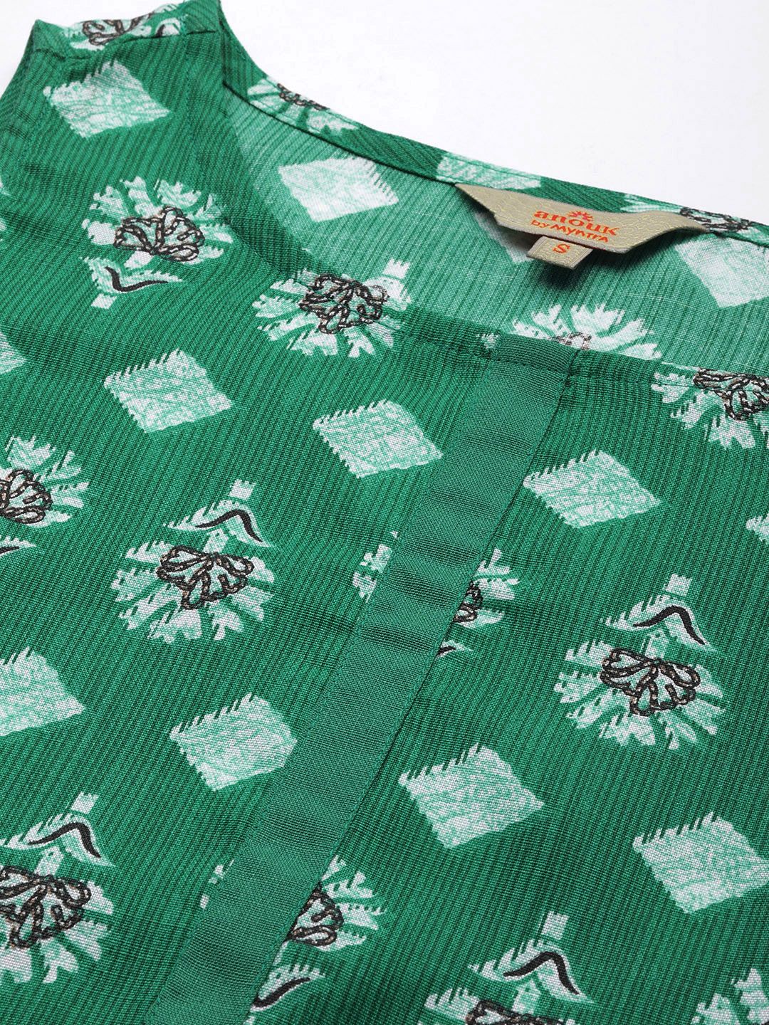 Dhimhi Women's Ethnic Motifs Printed Regular Kurta with Trousers & Dupatta