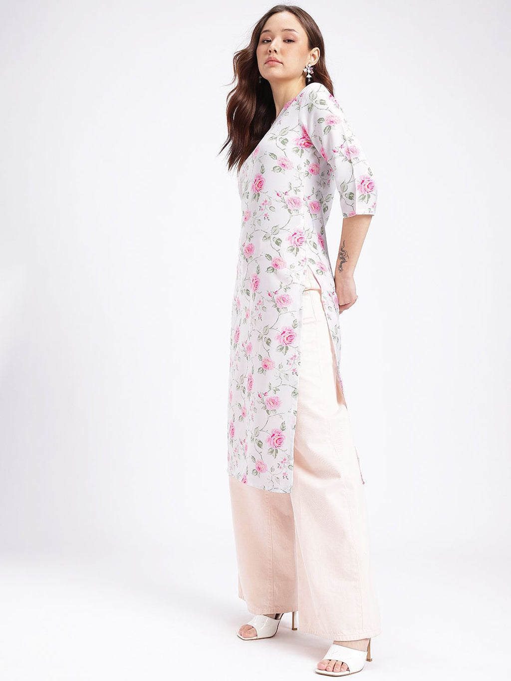Floral Printed Kurta