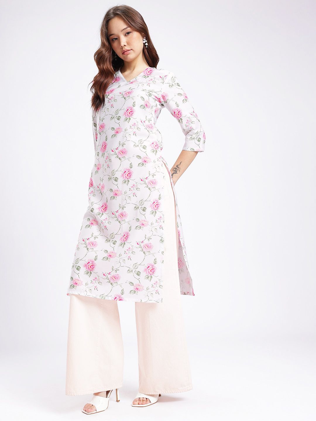 Floral Printed Kurta