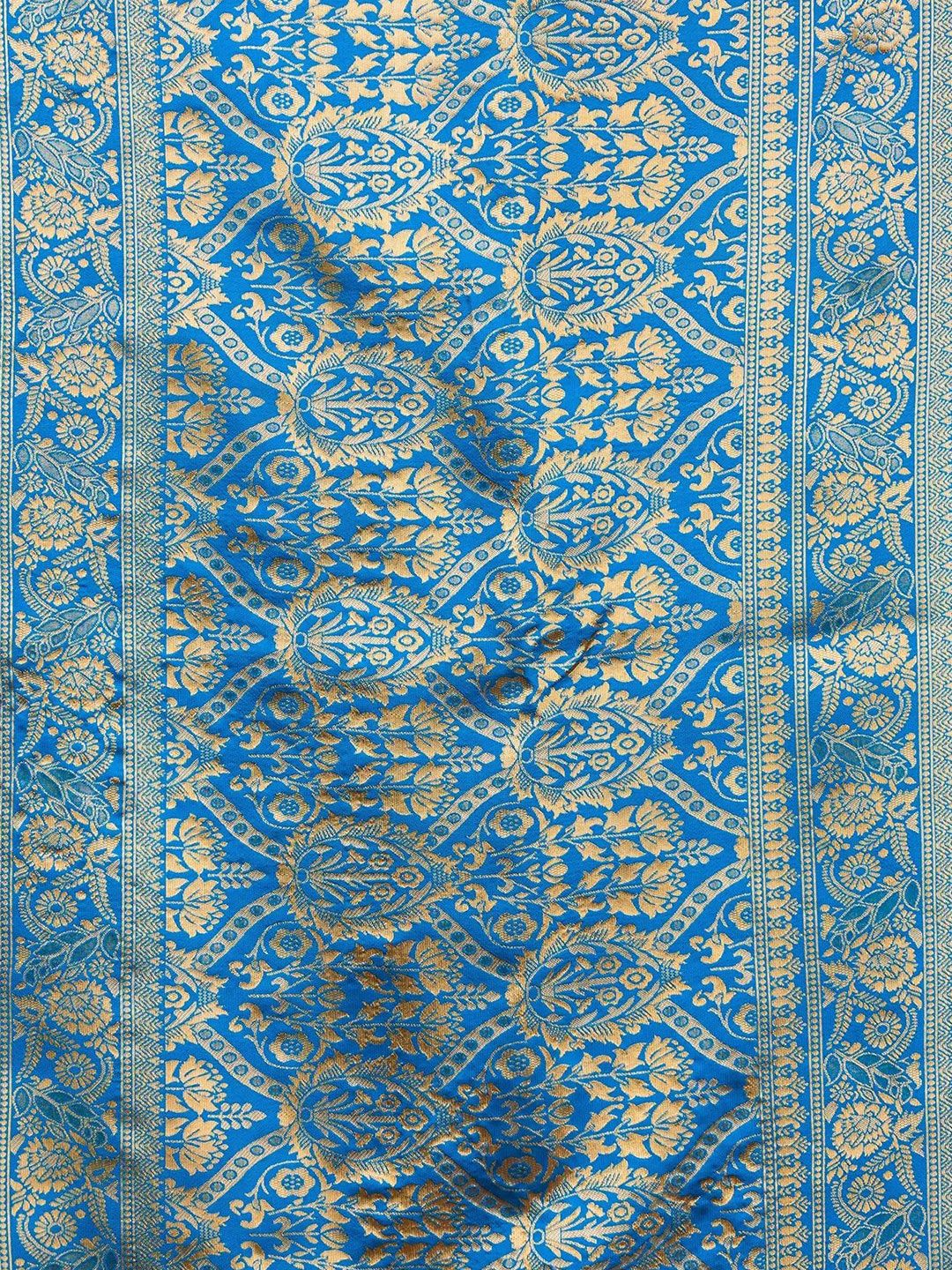Dhimhi Women's Zari Art Silk Kanjeevaram Saree
