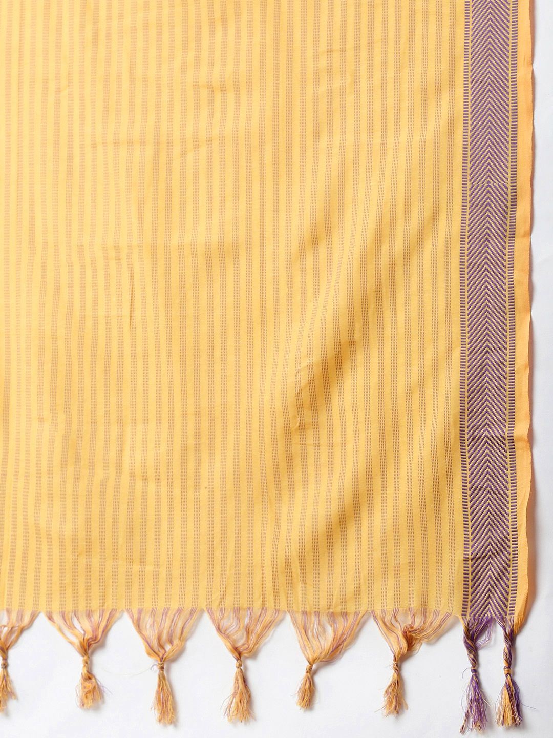 Dhimhi Women's Woven Design Regular Kurta with Trousers & With Dupatta