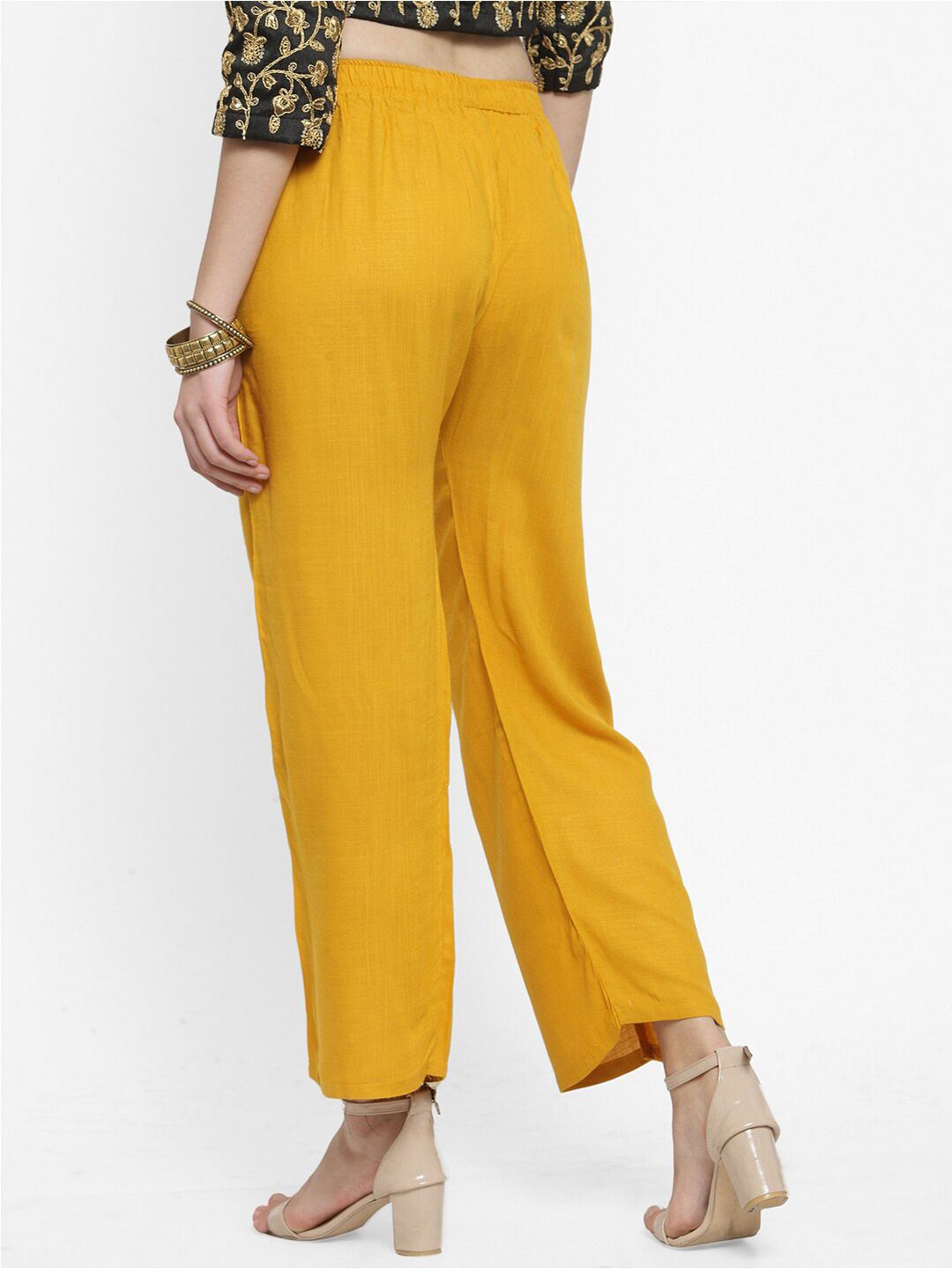 Dhimhi Women's Mustard Solid