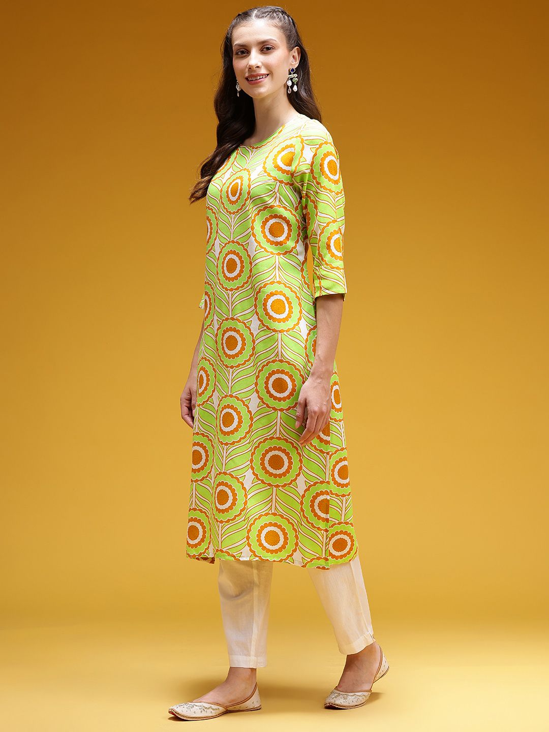 Floral Printed Kurta