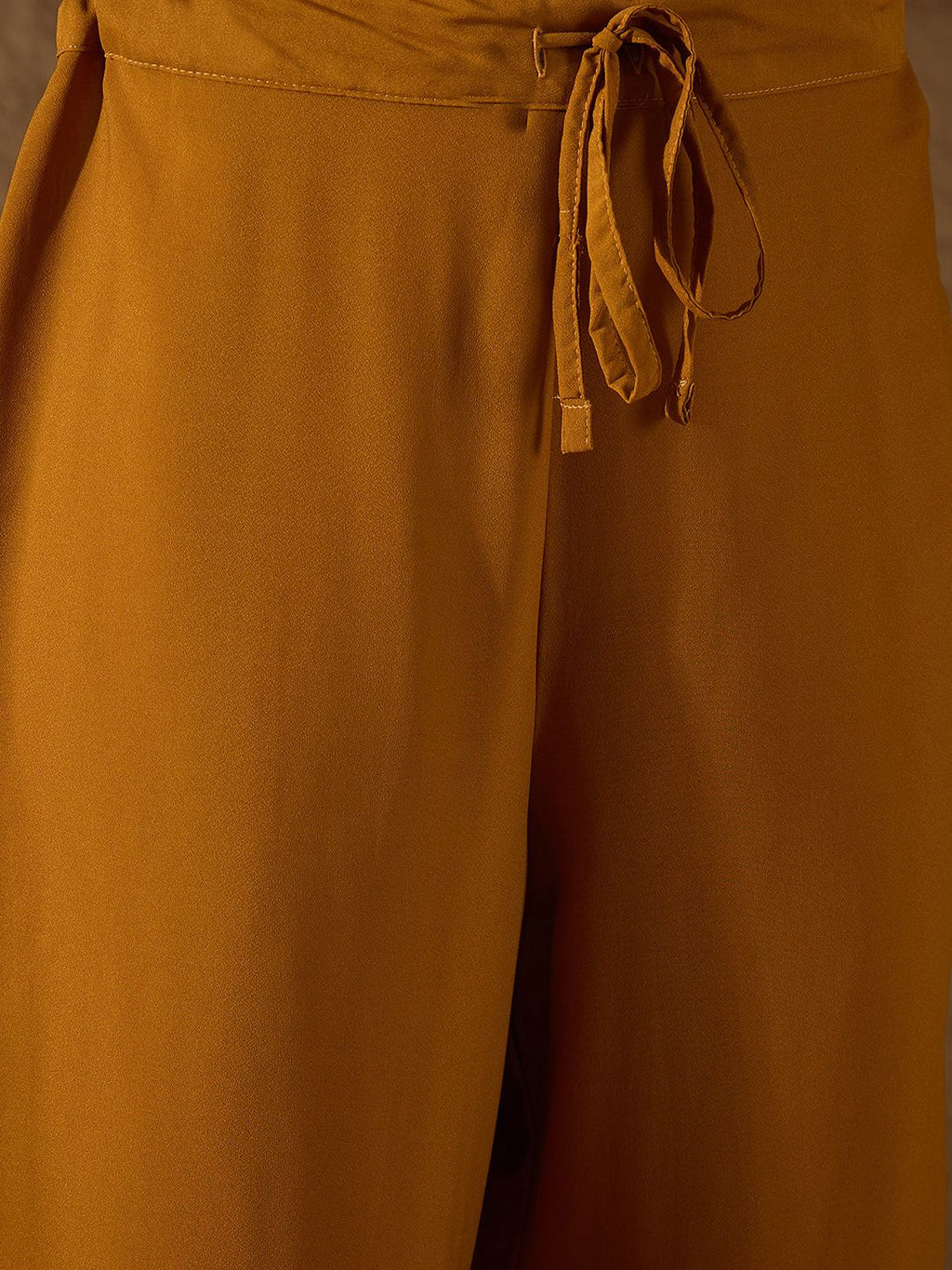 Dhimhi Women's Yoke Design Empire Sequinned Kurta with Trousers & With Dupatta