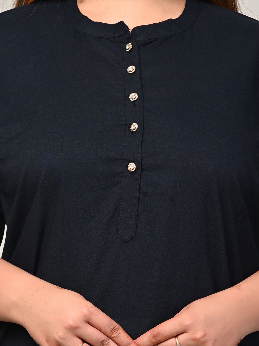 Round Neck Straight Kurta