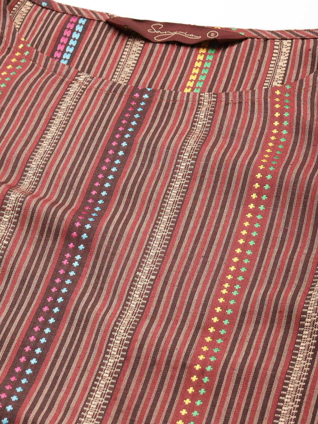 Woven Design Pure Cotton Kurta