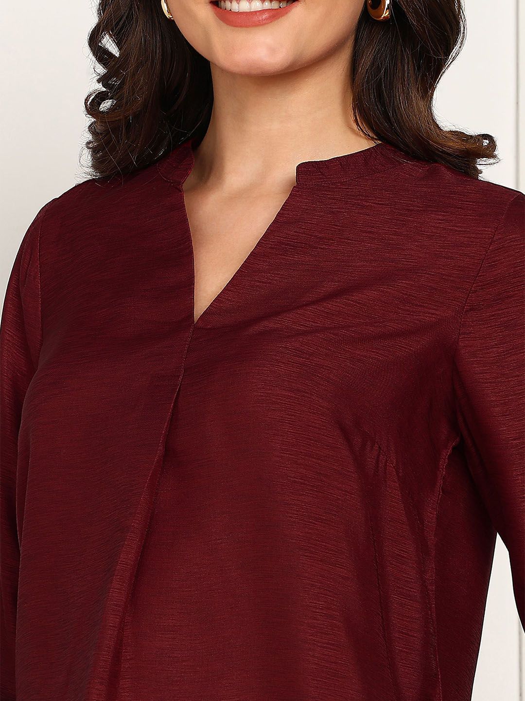 Dhimhi Women's 1 Solid Regular Top