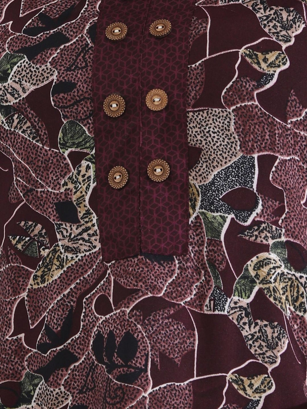 Dhimhi women's ethnic motifs printed kurta with matching trousers, traditional Indian style, in vibrant fabric and design.